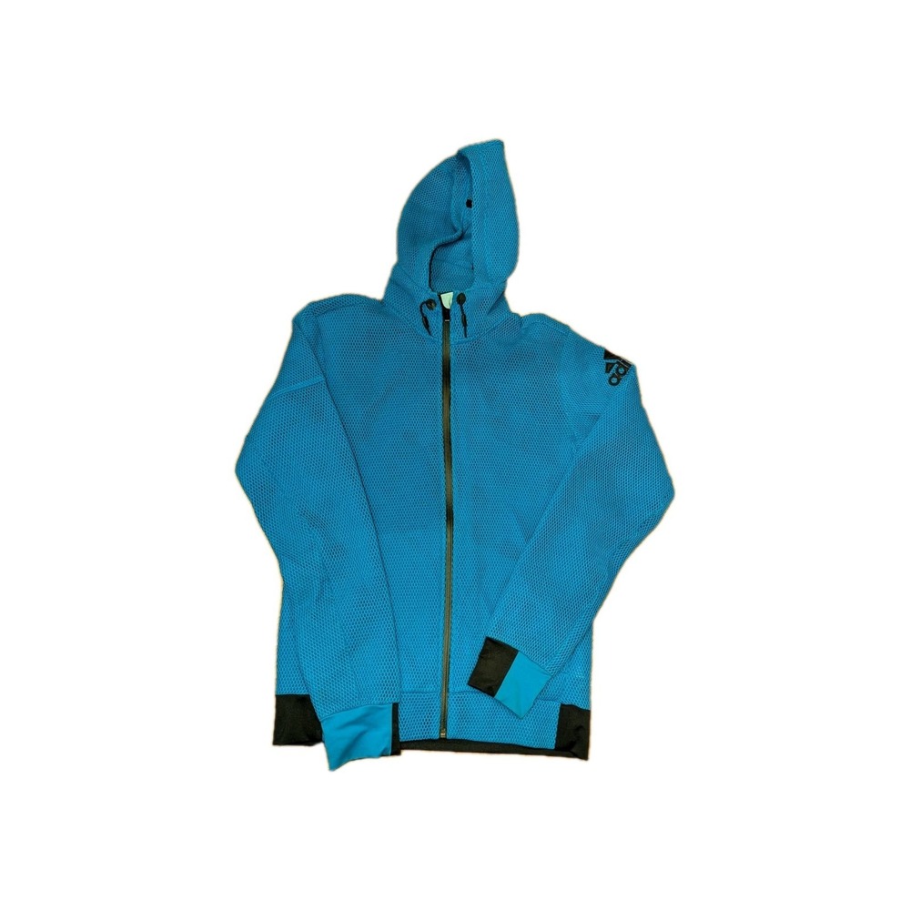 Adidas‎ Jacket Mens Small Blue Performance Hoodie AIS Daybreaker  Running Track